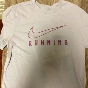 Gray Nike running T-shirt gently used